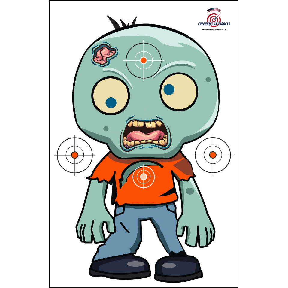 Zombie Fun Target - 25 Pack – Freedom Gun Targets zombie-fun-target-25-pack-freedom-gun-targets