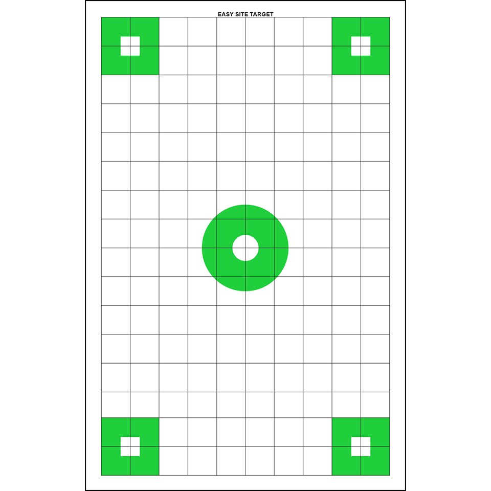 Green Easy Target 25 Pack Freedom Gun Targets