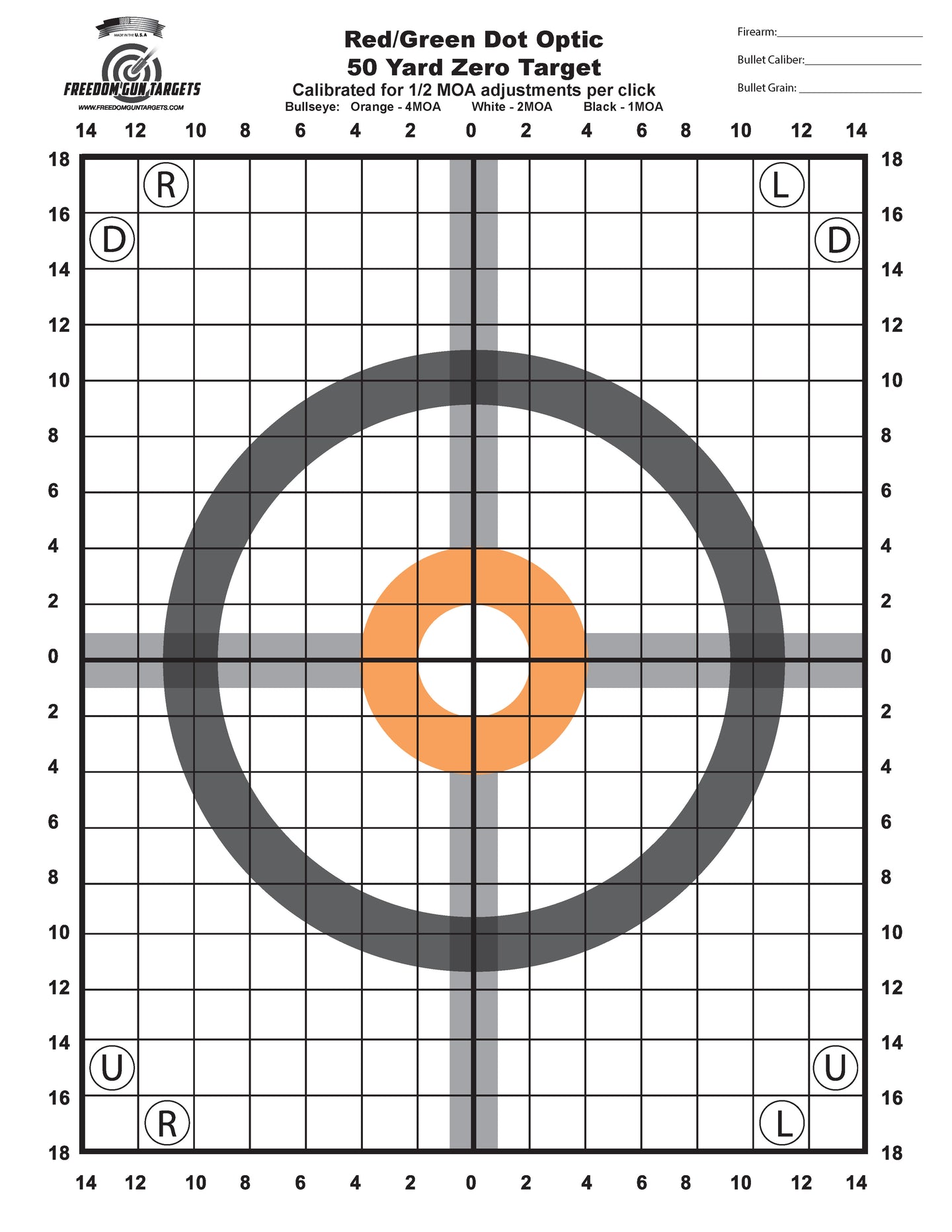 50 Yard Zero Sight-In Target - 25 Pack – Freedom Gun Targets 50-yard-zero-sight-in-target-25-pack-freedom-gun-targets