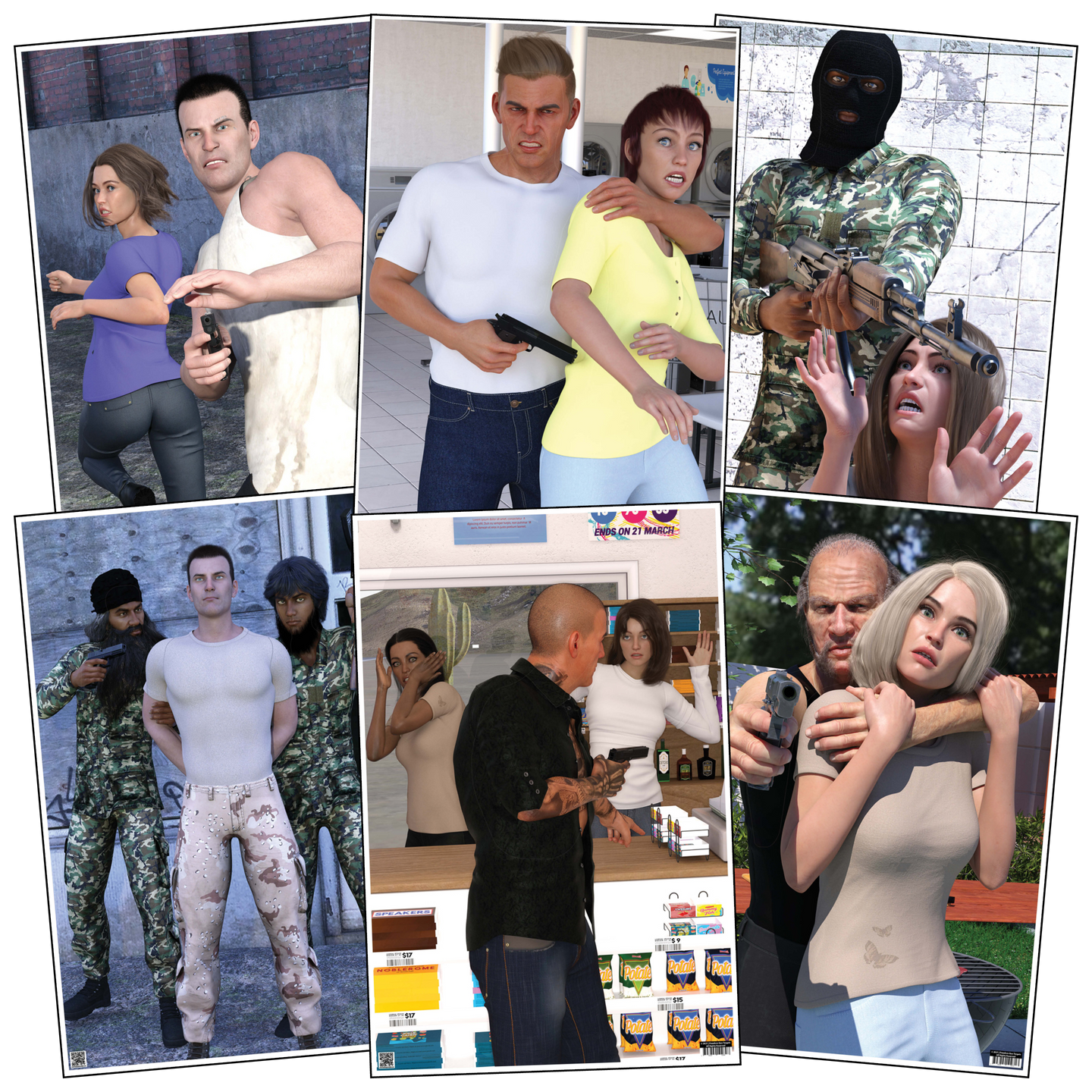 Hostage Targets Training Pack 2 - 30 Pack