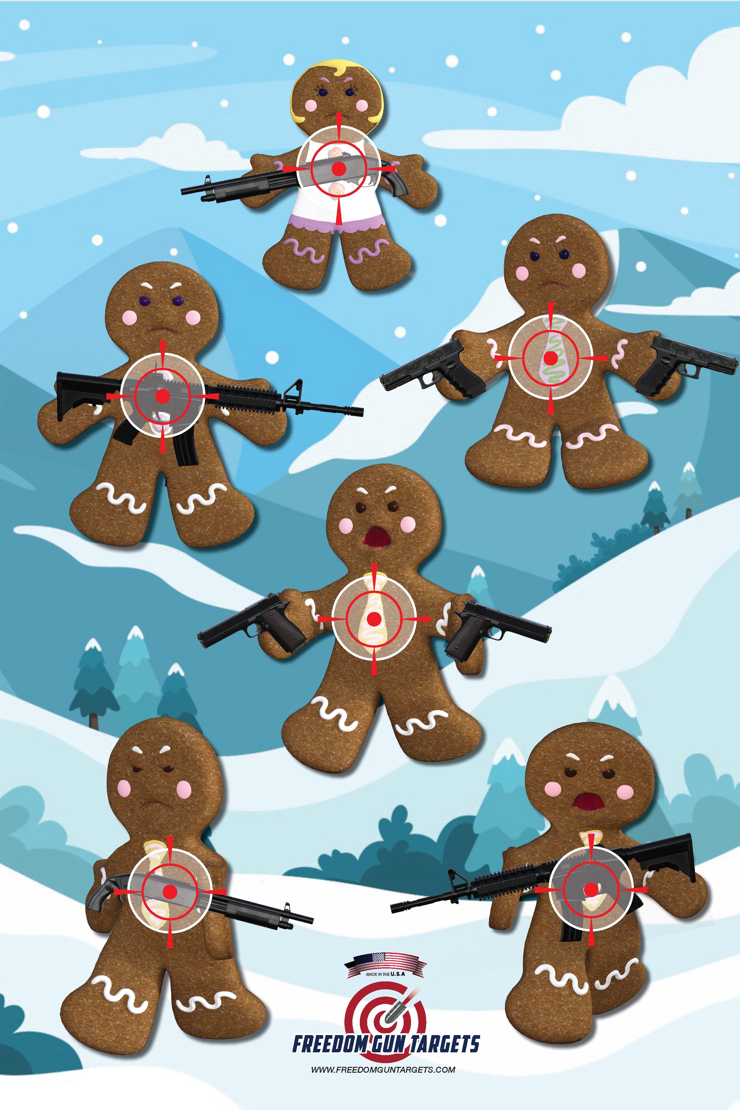 3-D Gingerbread Hunt Target 12