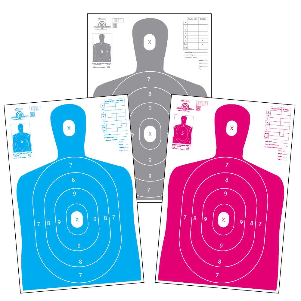 Silhouette Targets Training Pack - 24 Pack