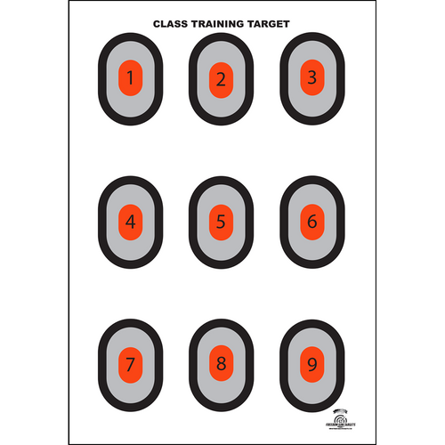Target Training Area Practice & Training Targets – Freedom Gun Targets