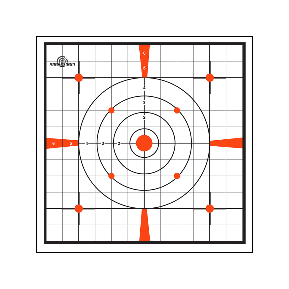 Bullseye Sight-In Target - 25 Pack