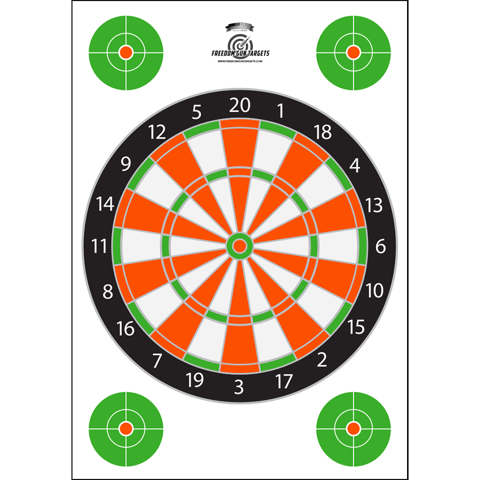 Dartboard Game Target - 25 Pack