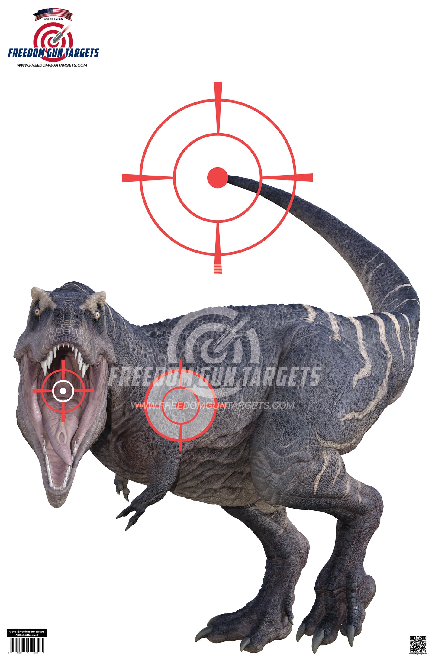 3-D Dino Despair Target 12