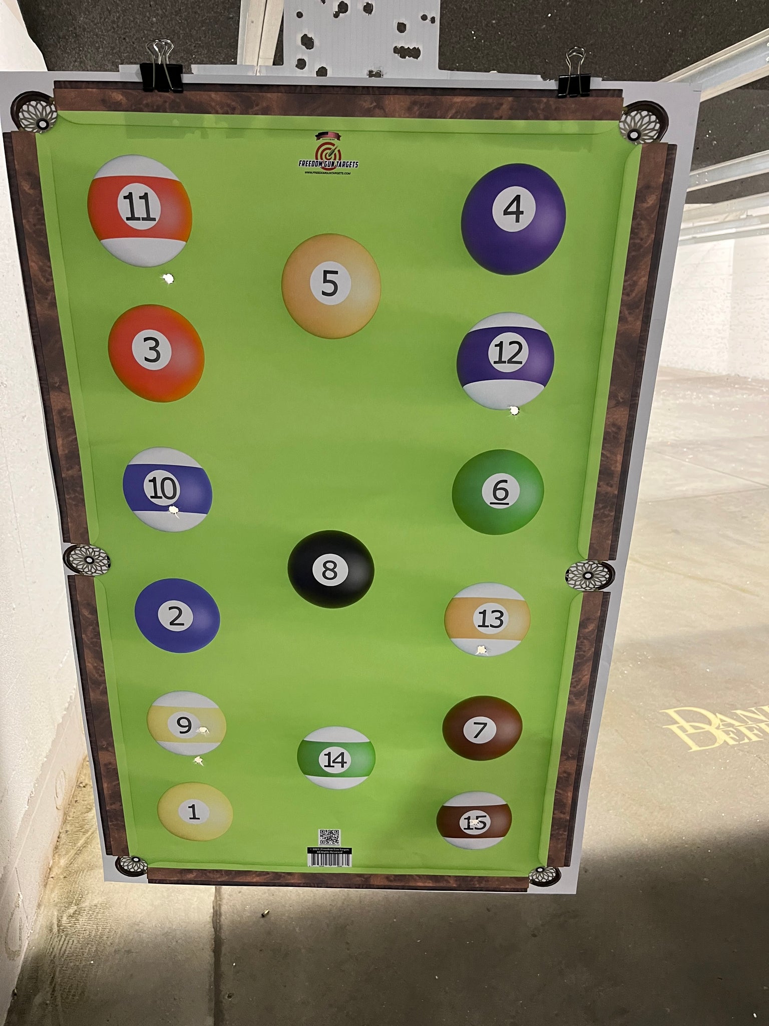 3-D Billiards Target 12